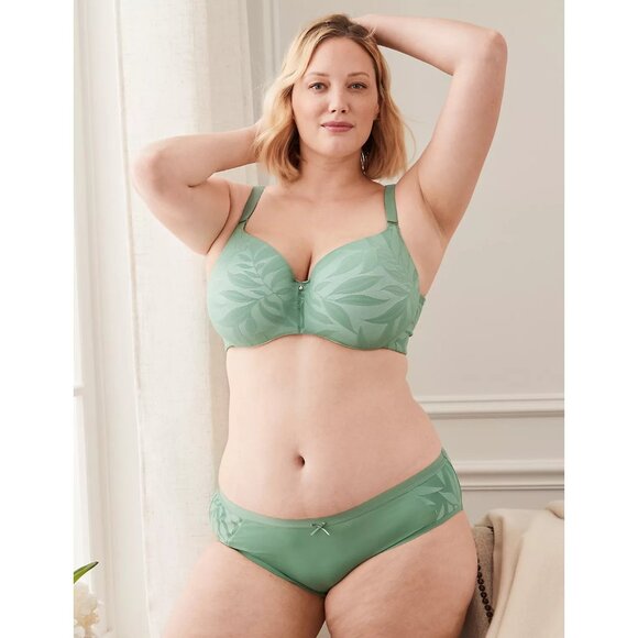 Lane Bryant Invisible Lace Backsmoother Lightly Lined Balconette Bra 50DD - Picture 5 of 5